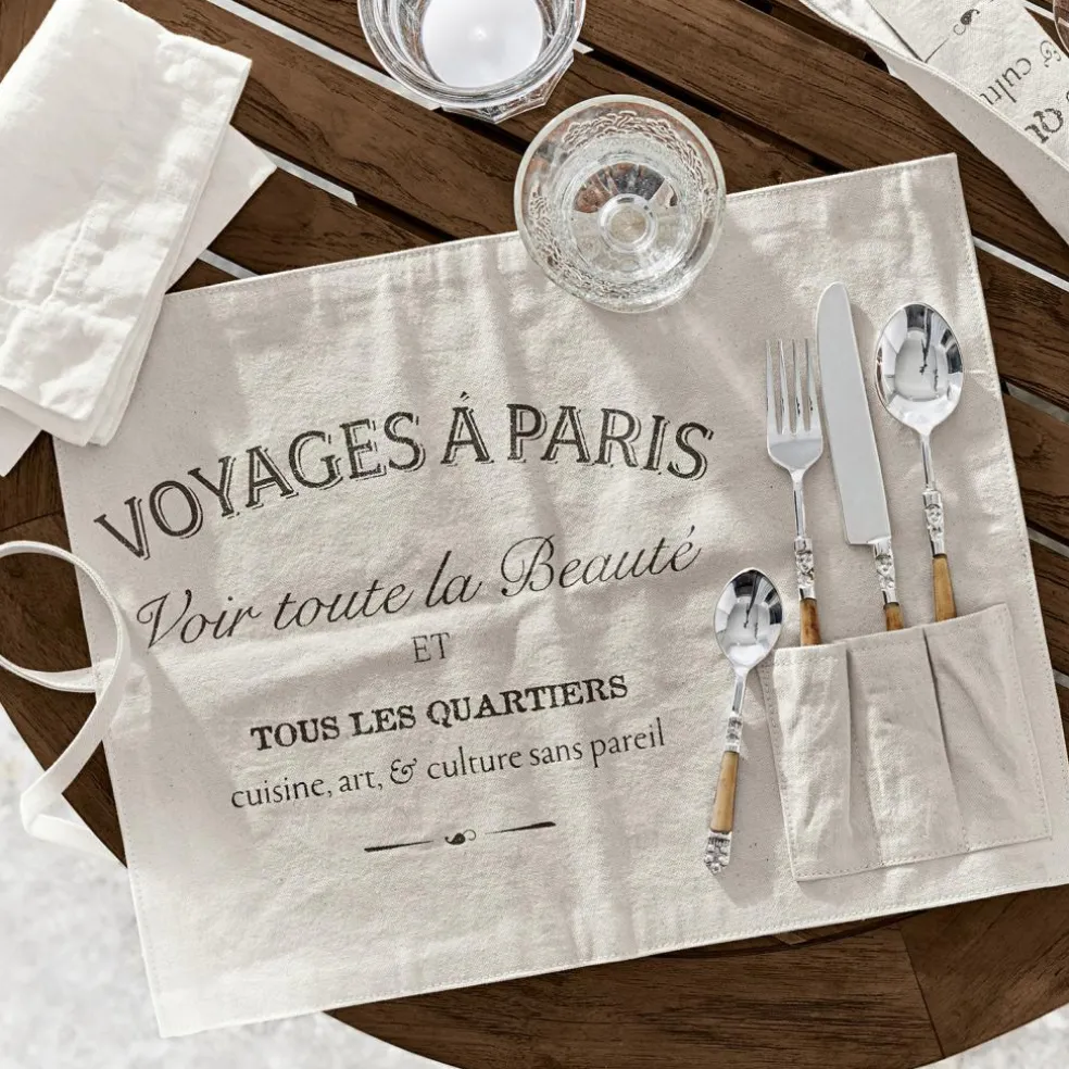 Lot de 2 sets de table Voyage