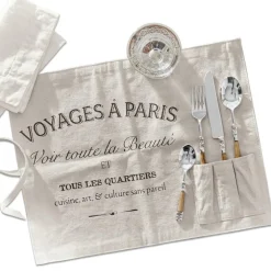 Lot de 2 sets de table Voyage