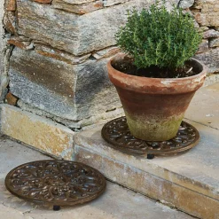 Lot de 2 supports pour pots de fleurs Winton