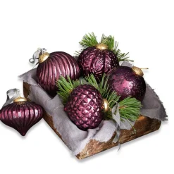 Lot de 5 suspensions de Noël Sambre