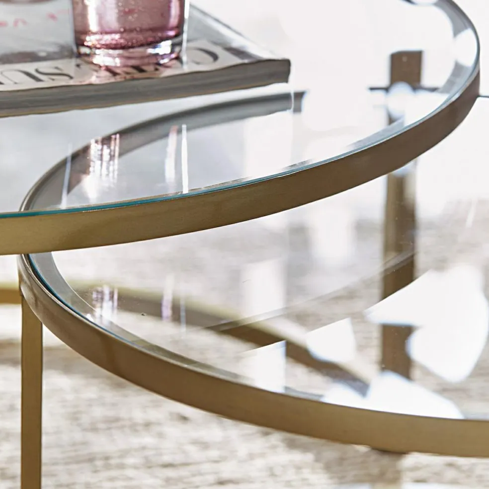 Lot de 2 tables basses Caraman