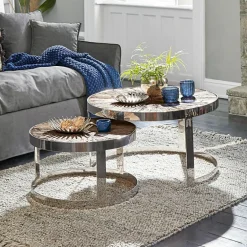 Lot de 2 tables basses Houghton