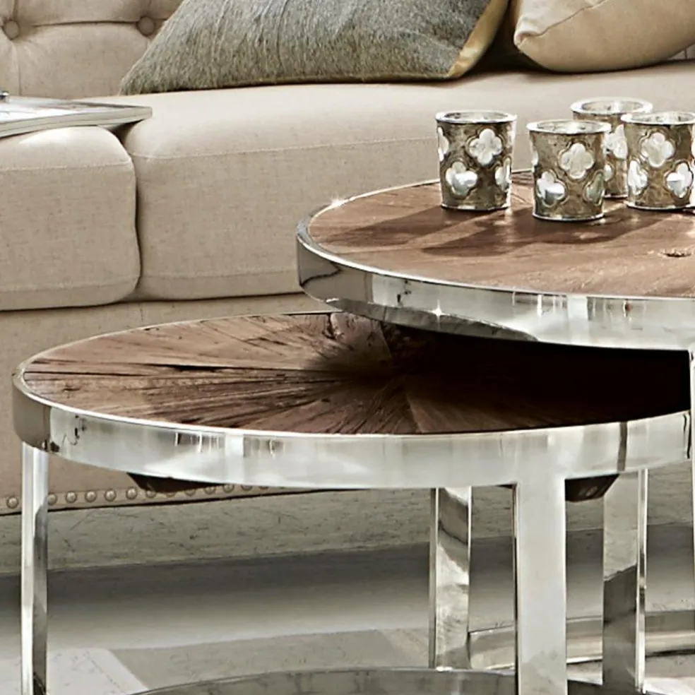 Lot de 2 tables basses Houghton