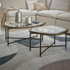 Lot de 2 tables basses Kembria