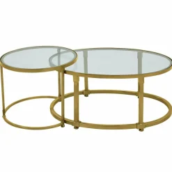 Lot de 2 tables basses Ninove
