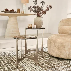 Lot de 2 tables d’appoint Jouvènne