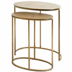 Lot de 2 tables d’appoint Leron