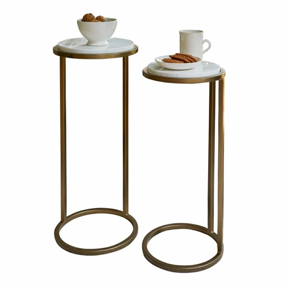 Lot de 2 tables d’appoint Soréline