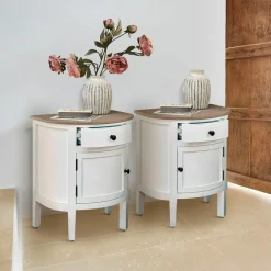 Lot de 2 tables de chevet Arvelin