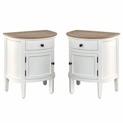 Lot de 2 tables de chevet Arvelin