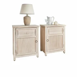 Lot de 2 tables de chevet Brolive