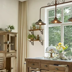 Lot de 2 étagères murales Dravile