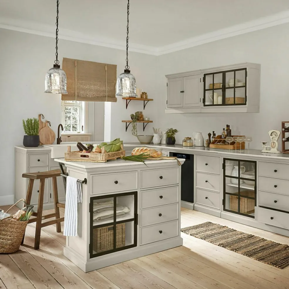 Lot de 2 étagères murales Thalindria