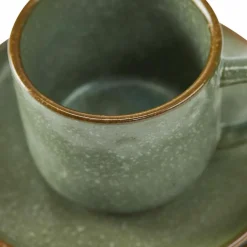 Lot de 6 tasses et soucoupes Biarré