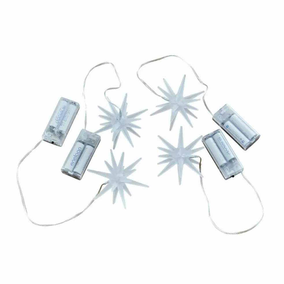 Lot de 4 étoiles LED Ciseau