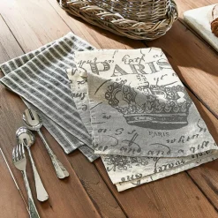 Lot de 2 torchons Fleurissant