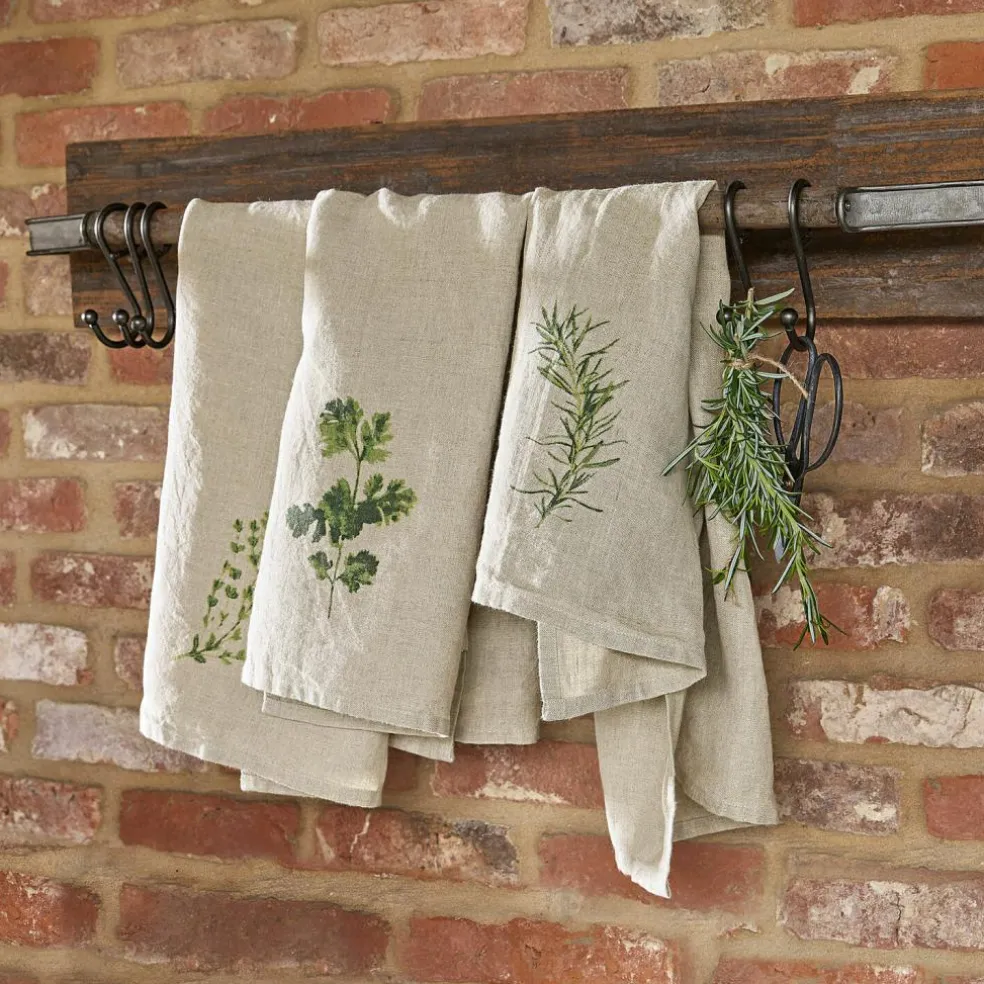 Lot de 3 torchons Herbal Gardens