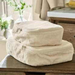 Lot de 2 trousses de toilette Invarel