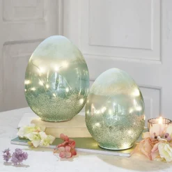 Lot de 2 œufs à LED Borleos