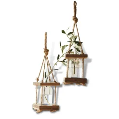 Lot de 2 vases à suspendre Corial