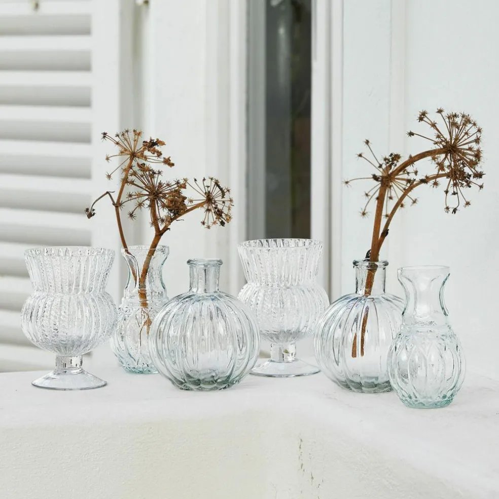 Lot de 6 vases Amber