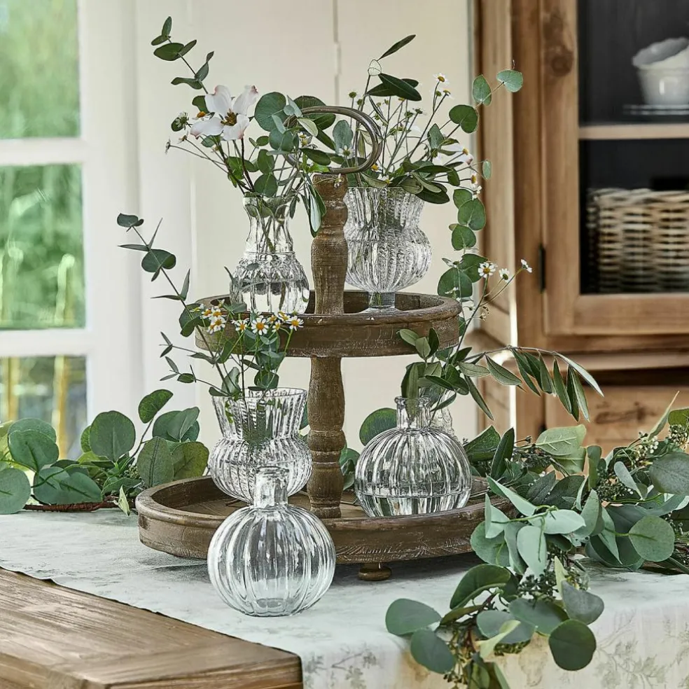 Lot de 6 vases Amber