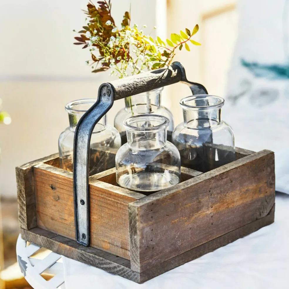 Lot de 4 vases avec caisse Reverie