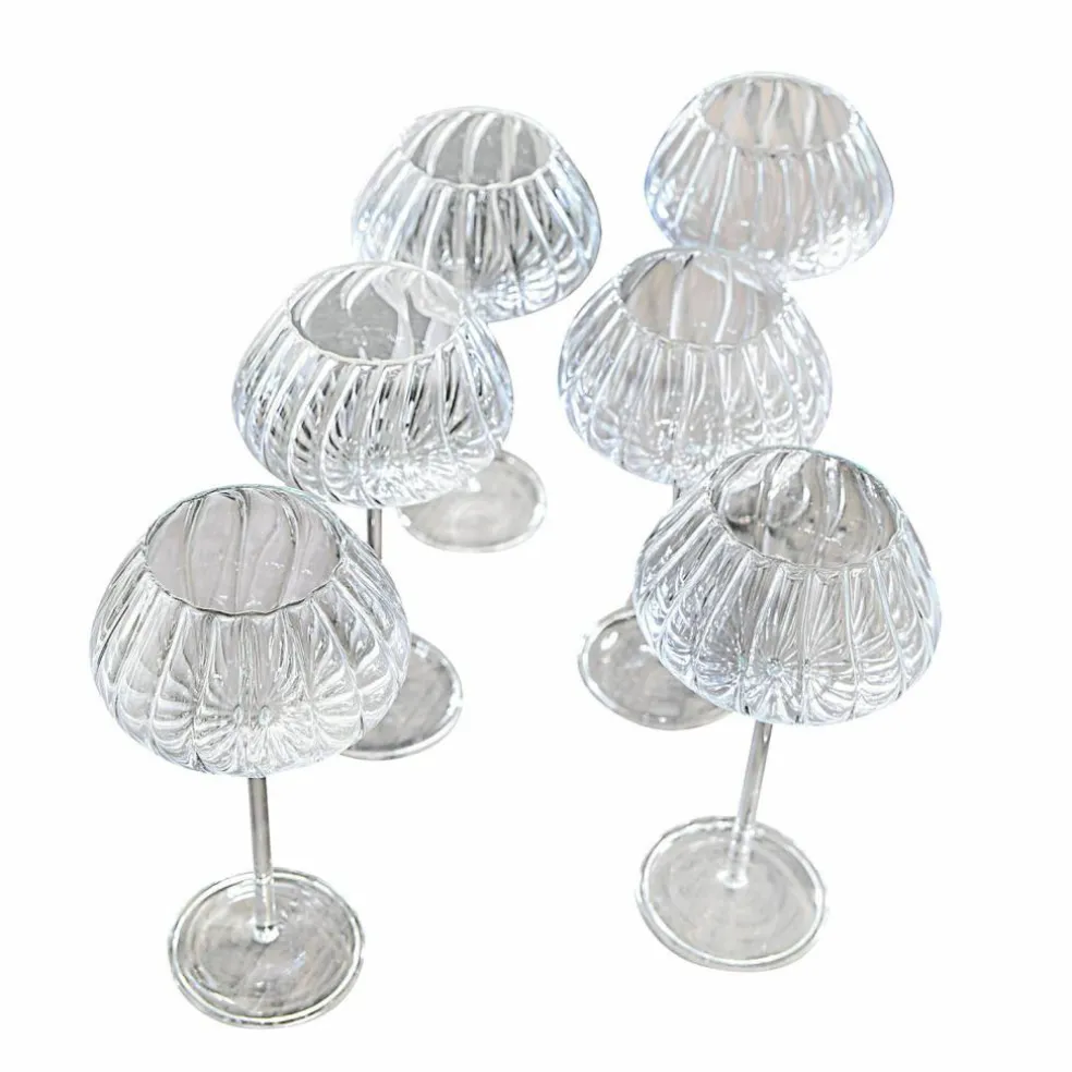 Lot de 6 verres à vin Minou