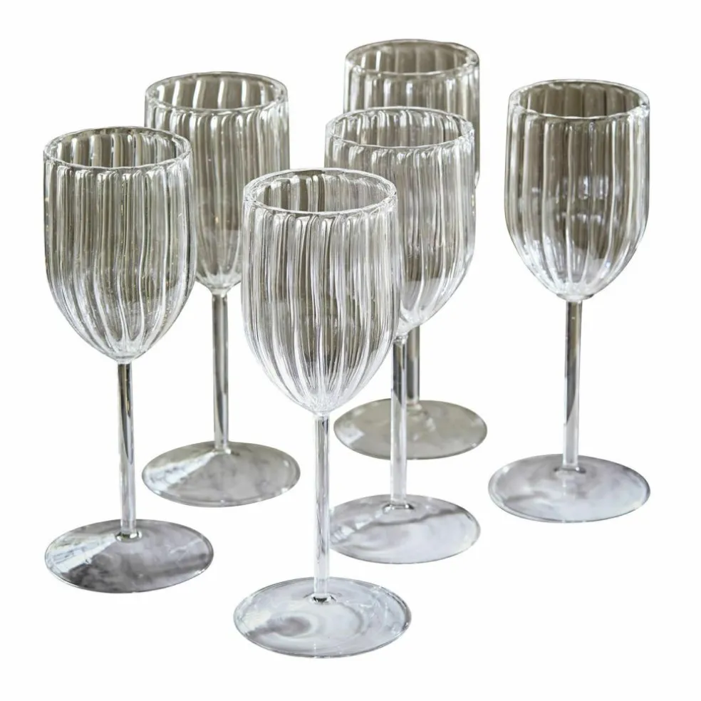 Lot de 6 verres Bavella