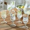 Lot de 6 verres Gaëtane