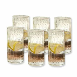 Lot de 6 verres Padiès