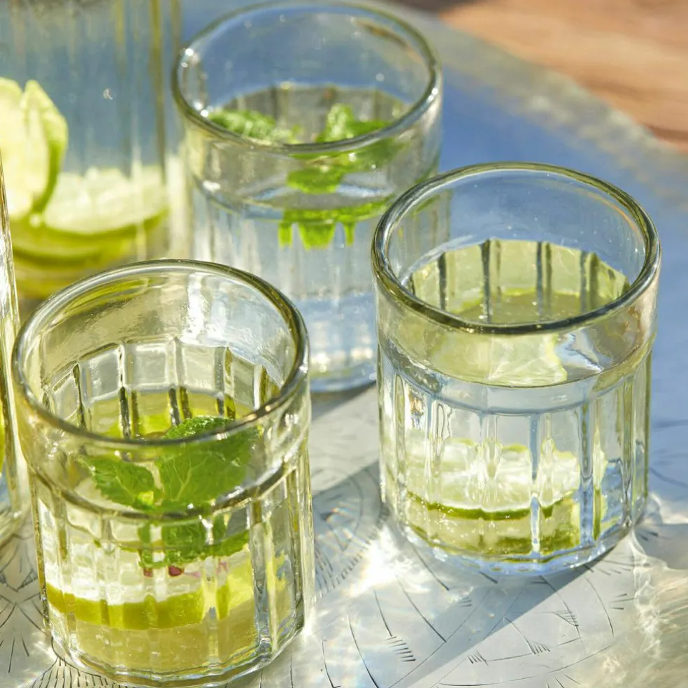 Lot de 6 verres Roseville