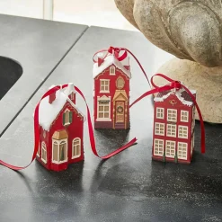 Lot de 3 décorations à suspendre Aravyn