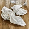 Lot de 4 serviettes de table Ellingford