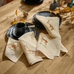 Lot de 4 serviettes de table Doucier