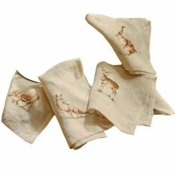 Lot de 4 serviettes de table Doucier