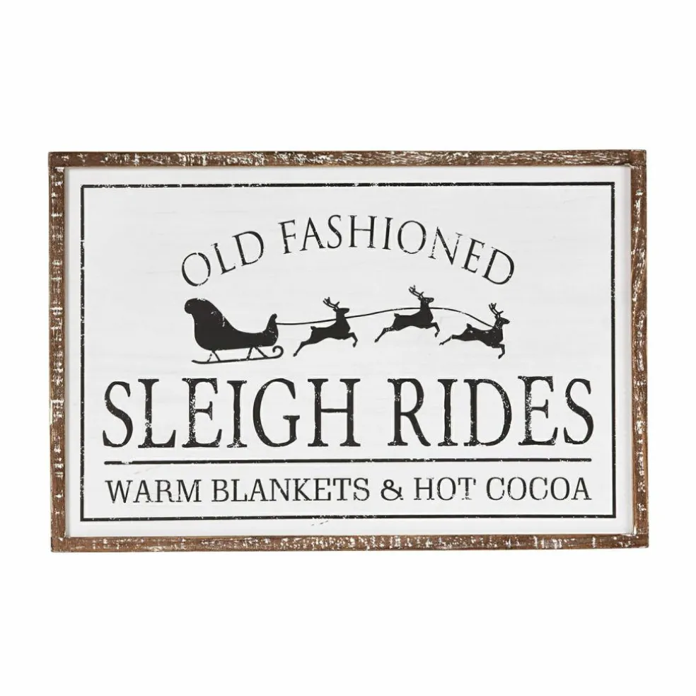 Plaque décorative Sleigh Rides