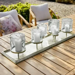 Plateau à bougies Devonne