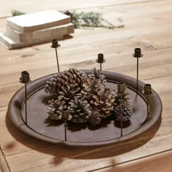 Plateau à bougies Ophéline