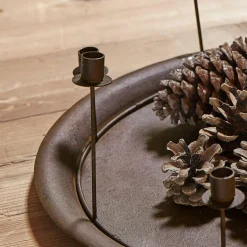 Plateau à bougies Ophéline