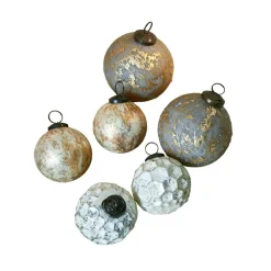 Set de 6 boules de Noël Bellezia