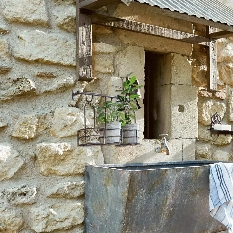 Étagère murale et paniers à plantes Hemente