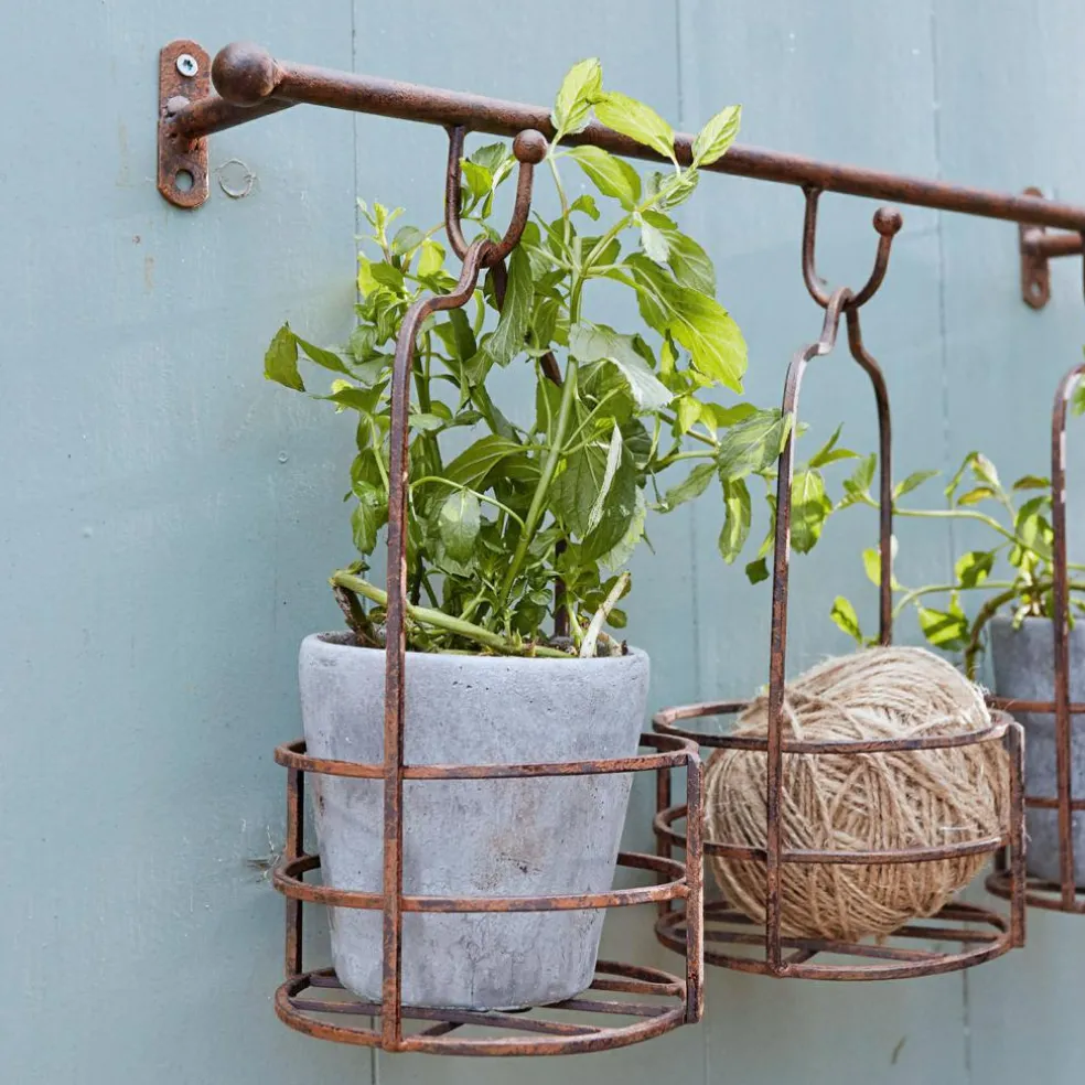 Étagère murale et paniers à plantes Hemente